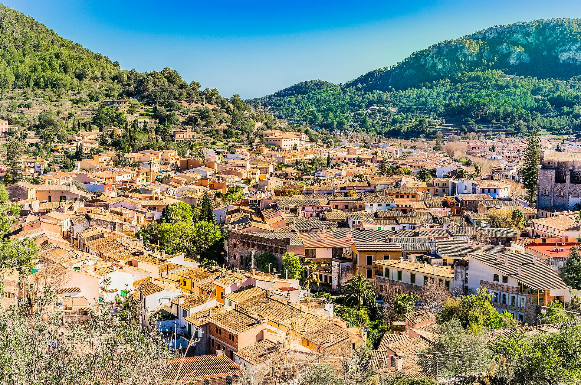 Picture-postcard village of Esporles